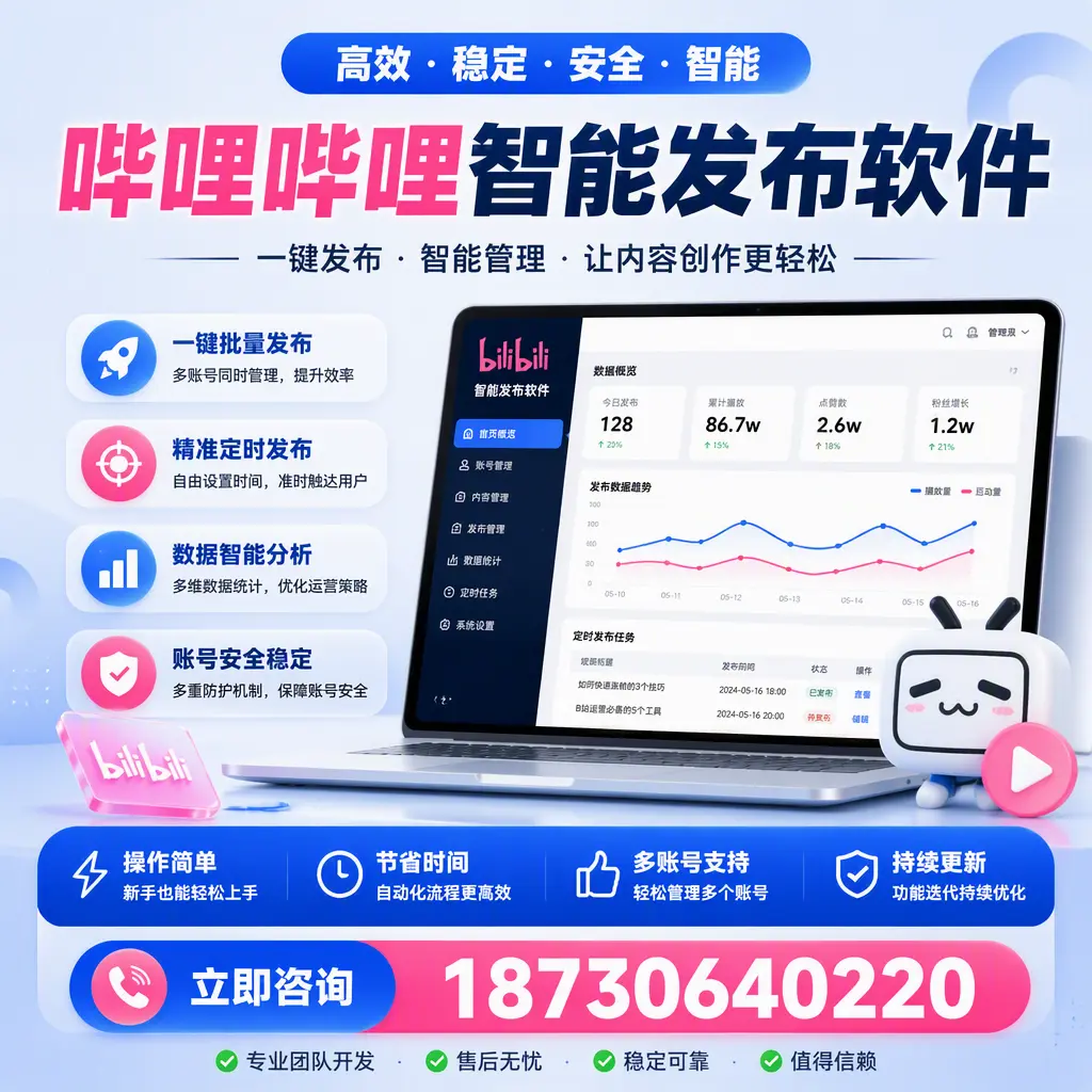 如何在 濮阳 制定有效的哔哩哔哩智能发布策略